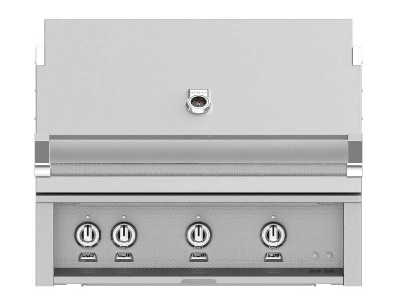 Hestan 8-Foot Outdoor Living Suite with Beer Dispenser Cutout, Bar Top & Foot Rail with Countertop