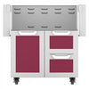 Hestan 30 Inch Double Drawer and Door Cart