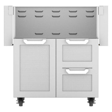 Hestan 30 Inch Double Drawer and Door Cart