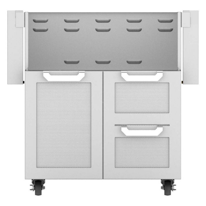 Hestan 30 Inch Double Drawer and Door Cart