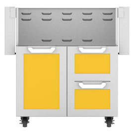 Hestan 30 Inch Double Drawer and Door Cart