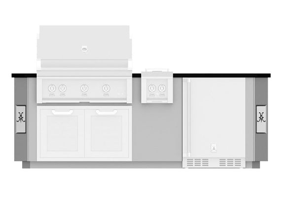 Hestan 8-Foot Stainless Steel Outdoor Living Suite