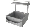 Hestan 30 Inch Outdoor Insulated Sink with High Shelf