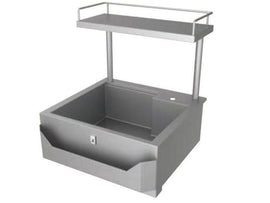 Hestan 30 Inch Outdoor Insulated Sink with High Shelf