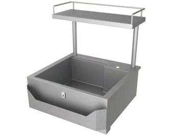 Hestan 30 Inch Outdoor Insulated Sink with High Shelf