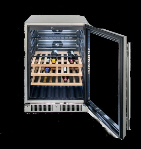 Blaze 24 Inch Outdoor Beverage Center with Glass Door and Lock
