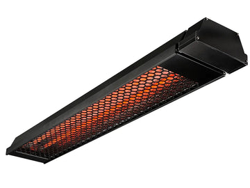 High-performance Heatstrip Max DC outdoor heating solution for restaurants, cafes, and commercial terraces.
