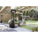 Heatstrip LPG gas heater stand and head for safe, efficient outdoor heating