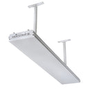 Heatstrip heater suspended from ceiling using 36 inch 900mm white extension pole