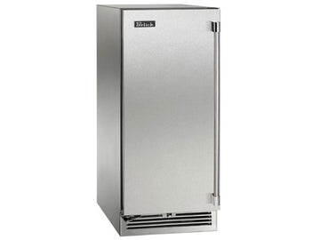 Perlick 15 Inch Outdoor Marine Grade Beverage Center Solid, Glass and Panel Ready Door