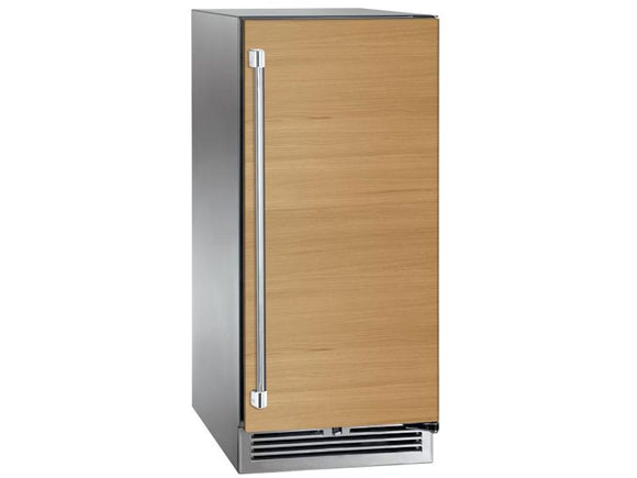 Perlick 15 Inch Outdoor Marine Grade Beverage Center with Solid, Glass, Panel Ready Door and Lock