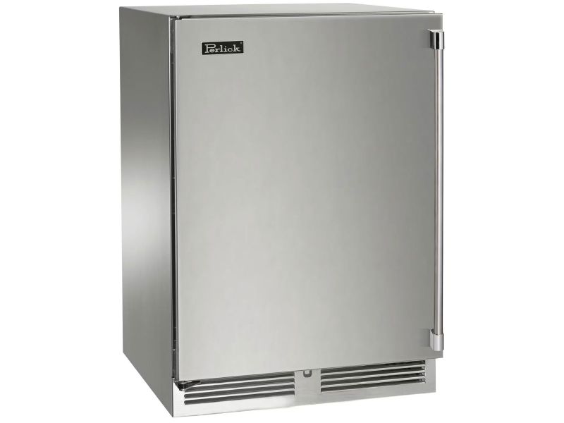 Perlick 24 Inch Outdoor Refrigerator with Solid, Glass and Panel Ready Door - 0