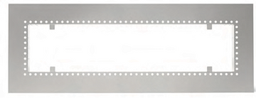 Infratech 18-2295 stainless steel W-33 flush-mount frame for 33-inch WD-Series heaters - frame only
