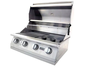 Lion 32 Inch Built In Grill w/ Grill Cover