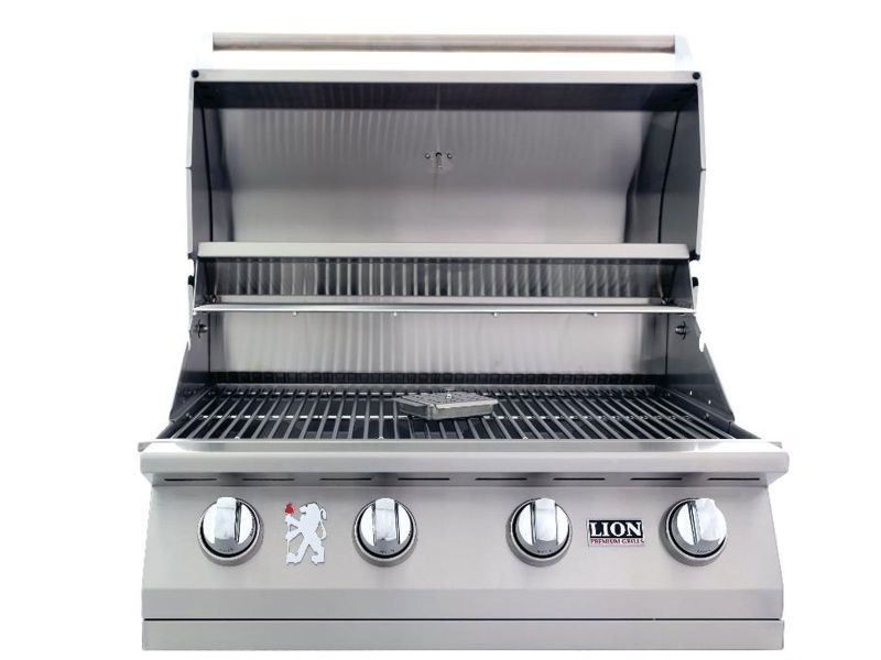 Lion 32 Inch Built In Grill w/ Grill Cover