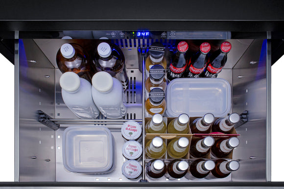 Summit 30 Inch Outdoor Refrigerator with Drawers