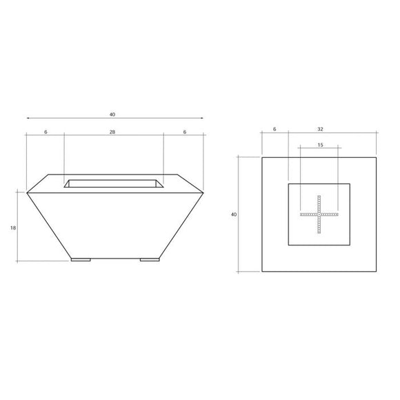 Prism Hardscapes Lombard Gas Fire Pit