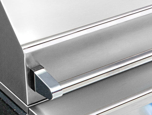 Delta Heat 38 Inch Gas Grill with Infrared Rotisserie & Sear Zone - White Control Panel