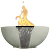 Prism Hardscapes Moderno 2 Fire Water Bowl with Match Lit