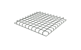 Stainless Steel Grid Insert for Modular Nest System