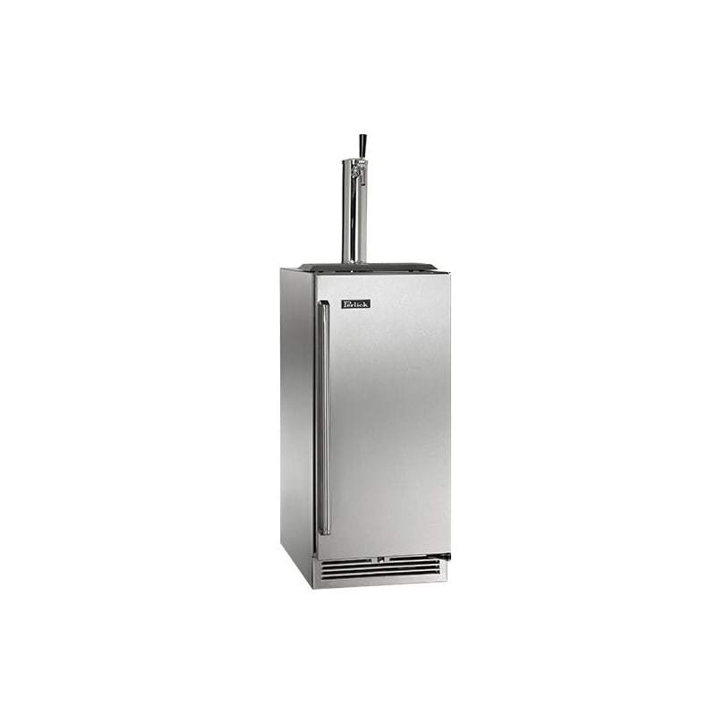 Perlick 15 Inch Outdoor Beer Dispenser with Solid Door