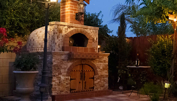 Forno Bravo 48 Inch Premio2G 120 Hybrid Freestanding Pizza Oven