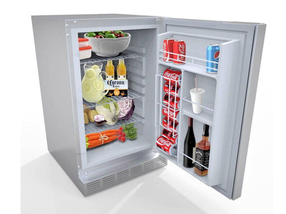 Sunstone Outdoor 21-Inch Refrigerator with Solid Door