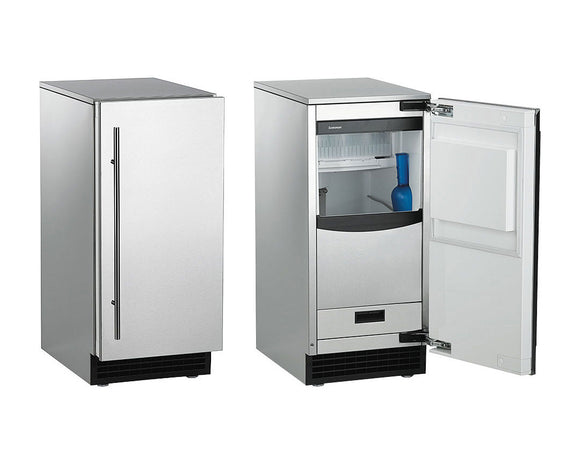 Scotsman SCC30 illustrated with optional stainless-steel door panel and handle; panel and handle are not included with the unfinished-front models