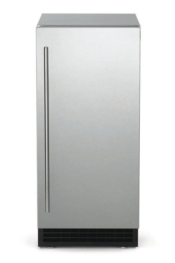 Scotsman SCC50 Brilliance gourmet ice maker — stainless-steel door, front view