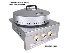 Sunstone 24 Inch Power Burner + Three Cirque | Outdoor Cooking Set