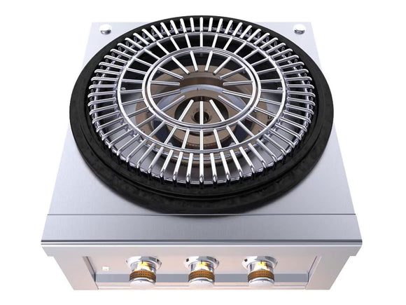 Sunstone 24 Inch Power Burner + Three Cirque | Outdoor Cooking Set