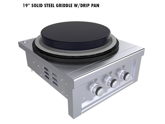 Sunstone 24 Inch Power Burner + Three Cirque | Outdoor Cooking Set