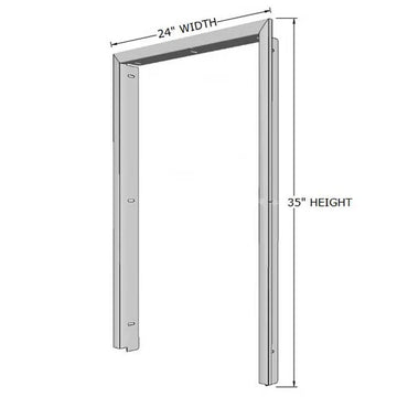 Sunstone Signature Series Beveled Style Fridge Trim-Kit