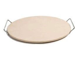 Sunstone 15 Inch Diameter Pizza Stone + Rack | Crispy Crusts