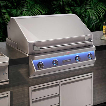 Twin Eagles Eagle One 42 Inch  Super Premium Gas Grill with Black Glass Infrared Rotisserie Burner and Sear Zone