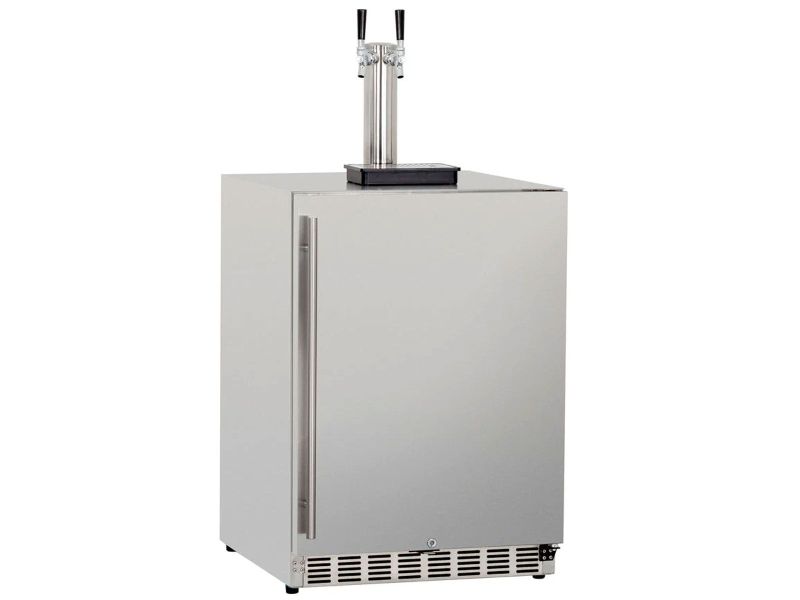 Summerset 24 Inch Outdoor Kegerator with Solid Door and Lock