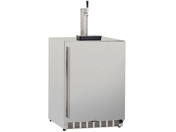 Summerset 24 Inch Outdoor Kegerator with Solid Door and Lock