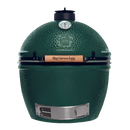 Big Green Egg grill on a white background