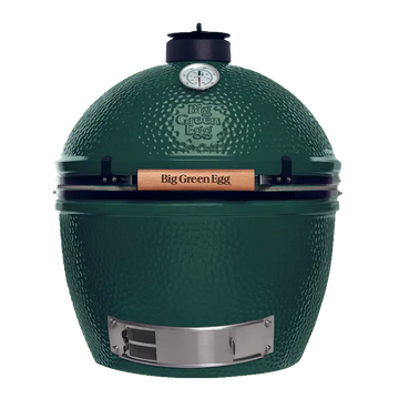 Big Green Egg grill on a white background