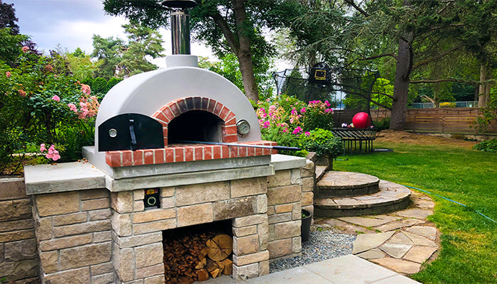 Forno Bravo 40 Inch Toscana100 Domed Wood Freestanding Pizza Oven