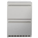TrueFlame 24" 5.3C Deluxe Outdoor Rated 2-Drawer Fridge