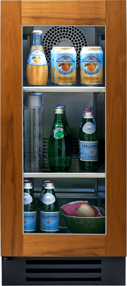 True 15 Inch Outdoor Refrigerator with Panel Ready Glass Door