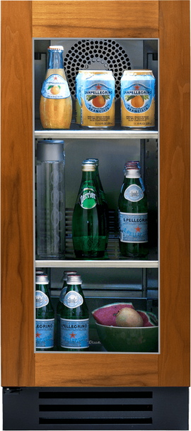 True 15 Inch Outdoor Refrigerator with Panel Ready Glass Door