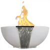 Prism Hardscapes Moderno 2 Fire Water Bowl with Match Lit