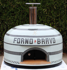Forno Bravo 32 Inch Vesuvio80 Hybrid Countertop Pizza Oven