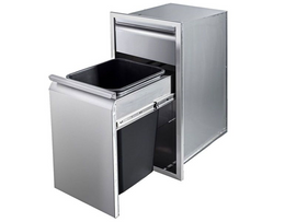 Memphis Outdoor Kitchen Single Drawer with Integrated Trash Drawer