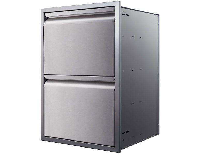 Memphis 21 Inch Two Drawer Stack 