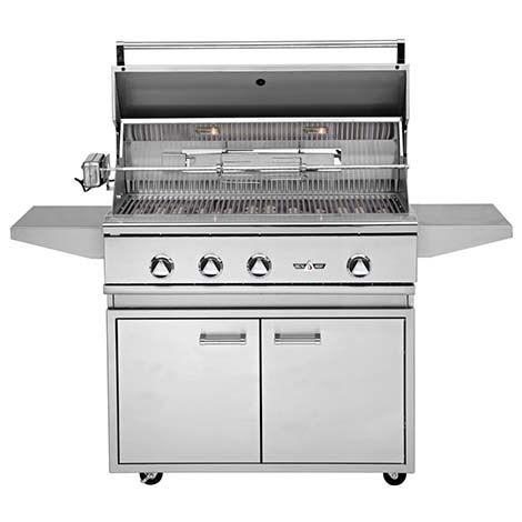 Delta Heat 38 Inch Freestanding Grill Open