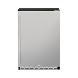 American Made Grills 24 Inch Outdoor Refrigerator with Solid Door and Lock