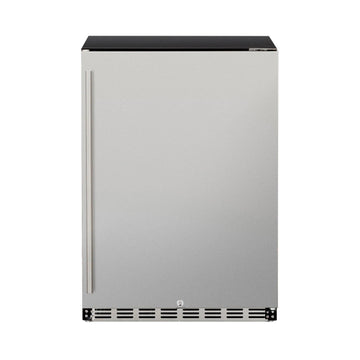 American Made Grills 24 Inch Outdoor Refrigerator with Solid Door and Lock